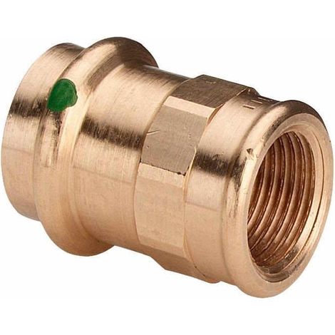 Raccord droit à sertir cuivre V - F1/2 x ø22 mm