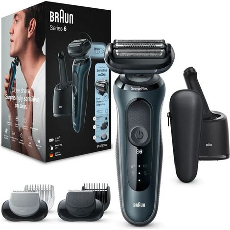 Braun 61-n7650cc Trocken- und Nassrasierer mit Smartcare Center, schwarz (1/5)