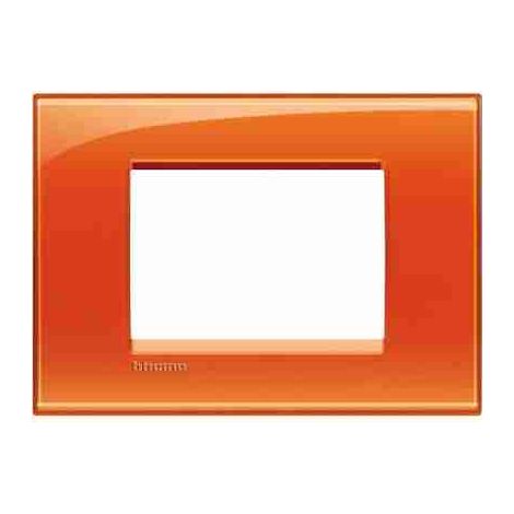 BTILNA4803OD Placca quadra Livinglight 3 moduli