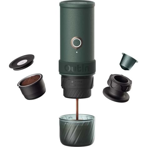 OutIn Mino Tragbare Elektrische Espressomaschine Grün (1/3)