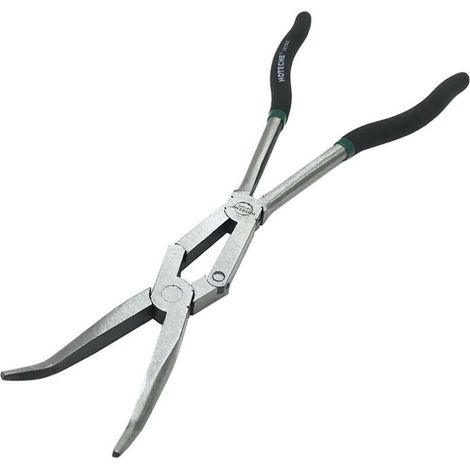 Pinza Doppio Snodo Con Becco Curvo . 45 Smonta E Monta Valvola Del Motore Auto (1/4)