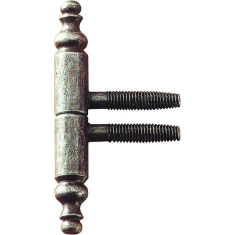 Fiche à visser rustique N10 à vase N16 en acier 13 mm – Longueur 90 mm – Finition bronze pour fixation durable – Bros
