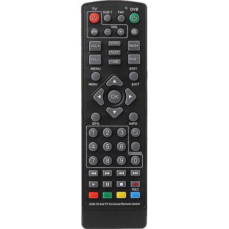 Fernbedienung für DVB-T2-Decoder, 10 m Reichweite (1/4)