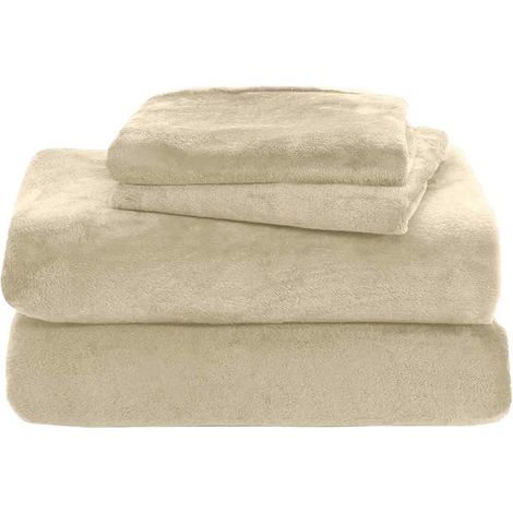 Extraweiches und flauschiges Mikrofleece-Bettwäscheset für Queensize-Betten  Luxuriöse, pillingfreie Mikrofleece-Bettwäsche mit tiefen Taschen  Luxuriöse Sherpa-Samt-Kollektion