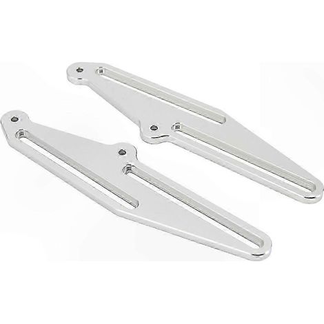 Support moto pare-brise avant résistant à l’usure, 2 pièces supports de montage pour guidon, kit quincaillerie de fixation motocyclette, stents robustes pour écran (1/5)