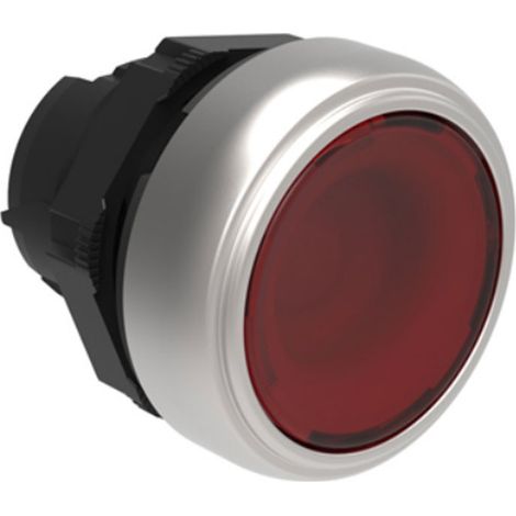 Pulsador luminoso Afeitado rojo Lovato Platinum de impulsos LPCBL104