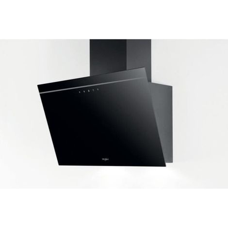 Cappa decorativa inclinata 60cm 650m3/h blacksortkeystring - AKR62FLTK - Whirlpool (1/5)