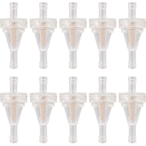 Filtres à carburant GOOFIT pour motos, lot de 10, filtres à huile transparents universels, adaptés aux véhicules tout-terrain/quads/véhicules modifiés (1/5)
