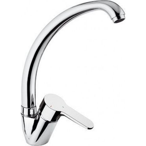 Rubinetto lavello con bocca alta, risparmio energetico e idrico - serie winner eco