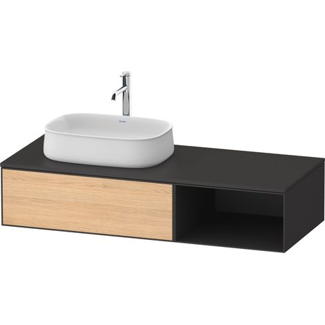 Duravit Zencha Meuble sous-lavabo sur console, 1300x550mm, 1