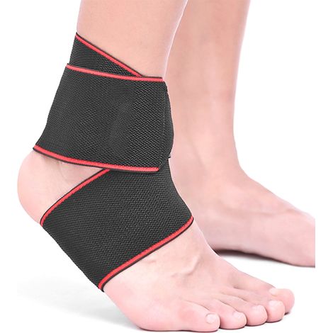 Cheville Stabilisateur Élastique Fibre Chinlon Anti-Douleur Réglable Sans Effort Soutien Articulation pour Arthrite Tendinite Entorse (1/5)