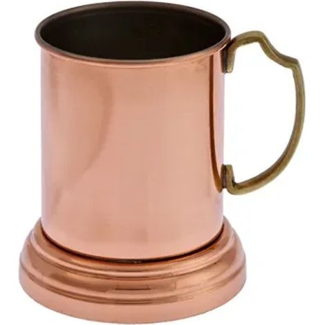Jarra de cerveza, taza de cerveza - cobre, hecho a mano,120 mm x 100 mm