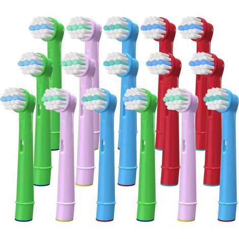 Lot de 16 Têtes de Brosse à Dents Électriques pour Enfants Compatibles avec Oral B Professionnel (1/5)