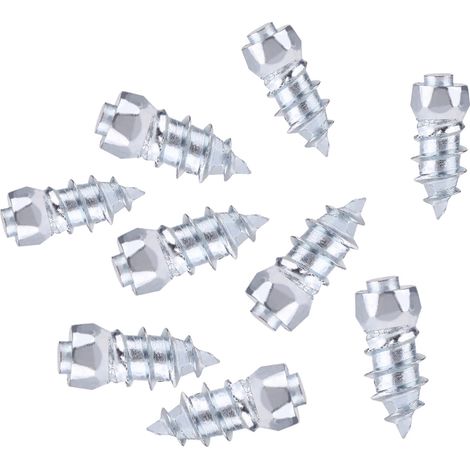 100 15-mm-Schneespikes für Auto-, SUV- und ATV-Reifen – 0,59-Zoll-Radformschrauben (1/5)