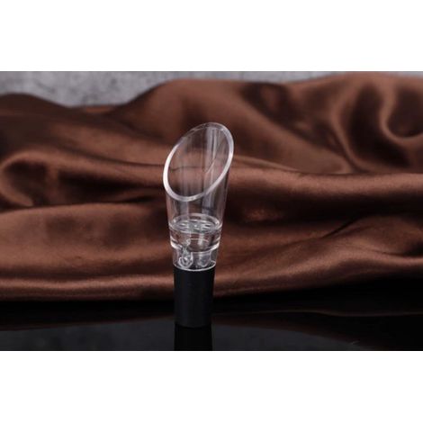 Versatore/aeratore per vino – Decanter per vino (set da 2) – Beccuccio versatore di alta qualità – Adatto a caraffe e decanter (1/4)