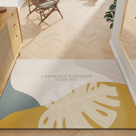 Les arbres morts reprennent vie - Format horizontal 5080cm (Cuir) Tapis de sol en cuir imperméable et résistant à l'huile, lavable et facile d'utilisation, adapté à un usage domestique, y compris pou (1/5)