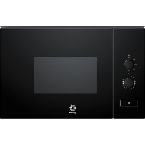 Balay 3CP5002N3 - Horno Microondas Integrable 20 Litros Con Grill Negro
