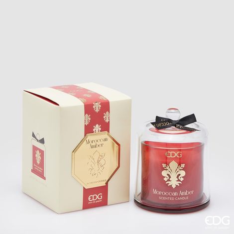 EDG Candela Goldlily Con Cupola Moroccan Amber H 15 cm (1/3)