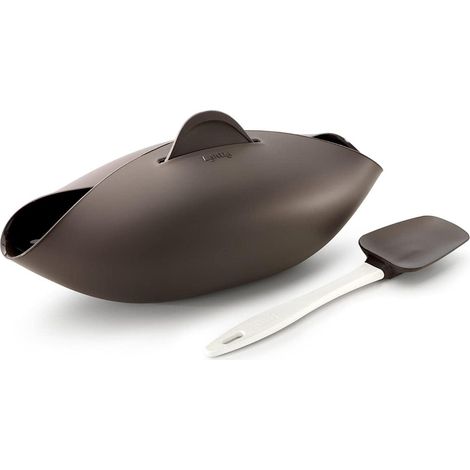 Lékué - Kit per la preparazione del pane, Silicone, marrone, 28 x 23 x 8 cm (1/4)