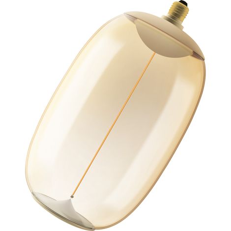 OSRAM Vintage 1906 Big Elipse Oval est une à intensité variaben plastique avec un filament en forme d'ellipse. Il propose 12 W, 500 lm,E27, design ambre, diamètre 200 mm, CRI 80, 1800 K.