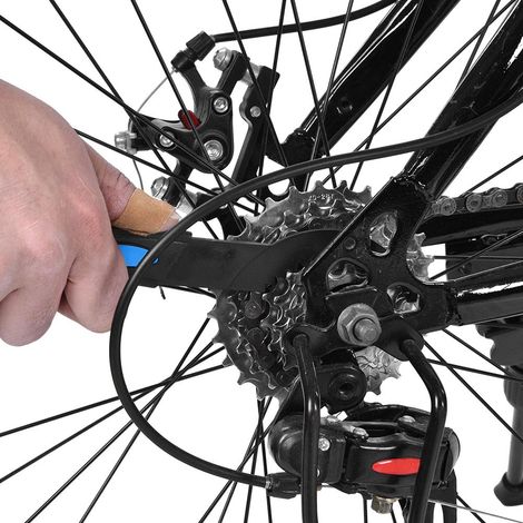 2 Pièces Kit de Nettoyage pour Chaîne et Pignon de Vélo, Brosses de Lavage Bicyclette, Accessoire Entretien (1/5)