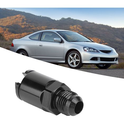 Raccord adaptateur EFI pour conduite de carburant en aluminium - 6 AN mâle vers raccord rapide 5/16 po pour conduite rigide à pression (1/5)