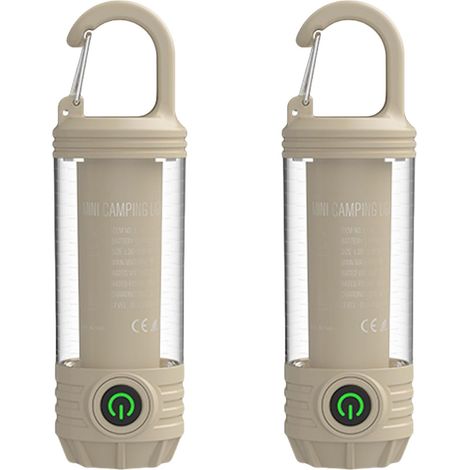 Petites lampes de poche LED étanches avec crochet porte-clés pour camping et utilisation en extérieur (1/5)