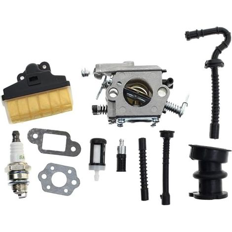 Carburateur pour tronçonneuse Stihl 021 023 025 MS210 MS230 MS250 avec filtre à air 1123 160 1650 et conduite de carburant pour Walbro WT-286 WT-215 (1/5)