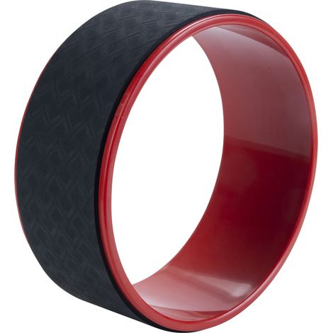 Pure2Improve Roue de yoga 30 cm Noir et rouge (1/3)