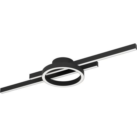 Eglo LED Deckenleuchte Amandolo schwarz weiß 77,5 x 20 cm Deckenlampen & Kronleuchter (1/3)