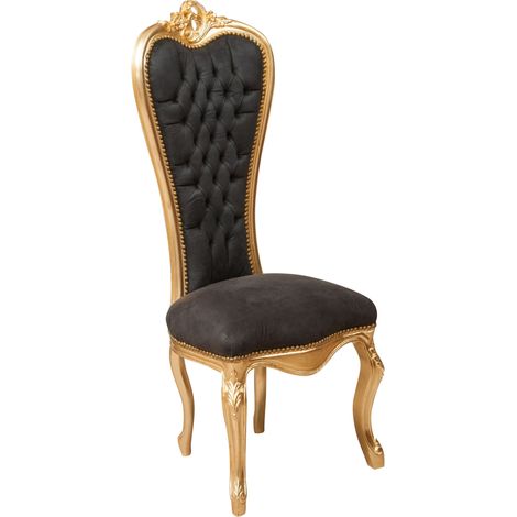 Louis XVI French style solid beech wood armchair