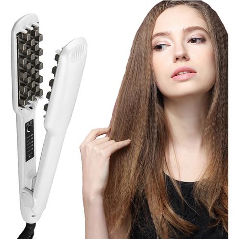 Fer à friser céramique 3D grille ondulation professionnel volume permanent maïs moelleux lisseur outils coiffure (1/5)