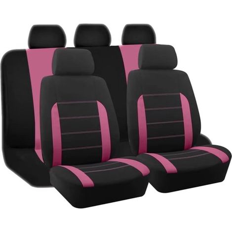 Un set completo di coprisedili per auto, inclusi sedili anteriori e posteriori, protezioni impermeabili per sedili auto, design universale, per la maggior parte dei SUV e L (1/5)