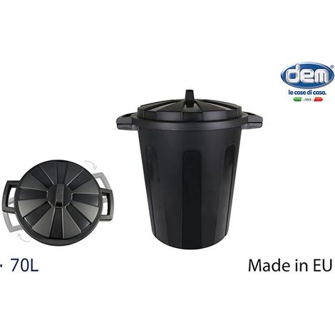 CUBO BASURA INDUSTRIAL C/ TAPA