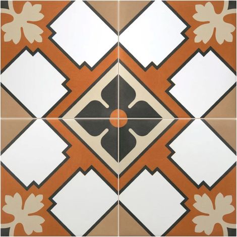Carrelage Imitation Carreaux De Ciment 20x20 cm RIVOLI Turin (1/2)