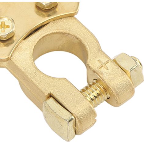2 conectores de batería de cobre para posición superior, positivo/negativo, juego de 1 a 3 vías, 2-4/0 AWG