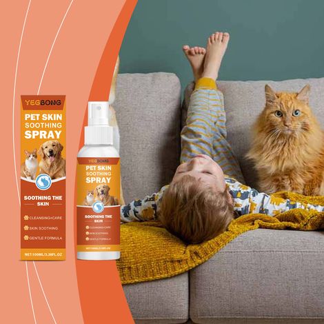Spray de soin pour la peau des animaux - Nettoie, apaise, doux, convient à un usage quotidien - 100 ml (1/5)