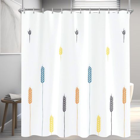 Duschvorhang 180x200 cm Bunte Weizenohren H200 x B180 cm (1er Pack) (1/5)