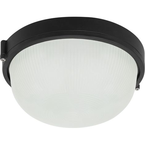 Aplique de Pared Jardín  E27 IP44 Negro Sin Bombilla [BO-132-N]