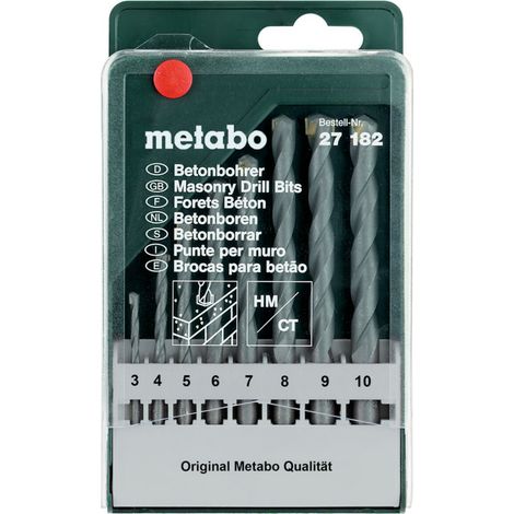 METABO Beton-Bohrerkassette classic, 8-teilig (627182000) (1/4)