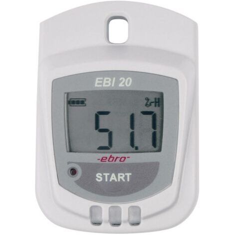 ebro 1601-0044-Z EBI 20-TH1 Multi-Datenlogger Messgröße Luftfeuchtigkeit, Temperatur -30 bis +70 °C (1/4)