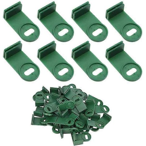 50 clips d'extension pour serre, clips d'ombrage et d'isolation, pour fixer le film Ă bulles de la serre, s (1/3)