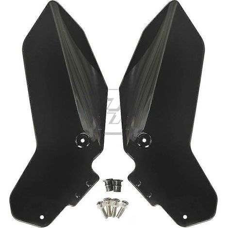 Déflecteur de vent latéral pour pare-brise de moto Honda Goldwing GL1800 - Accessoires Gold Wing GL 1800 à partir de 2018 - Gris fumé (1/5)
