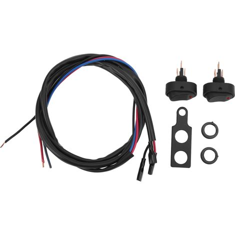 Interrupteur à bascule 12V 30A 3P SPST ON/OFF avec voyant LED rouge étanche pour voiture, camion, bateau, moto (1/5)