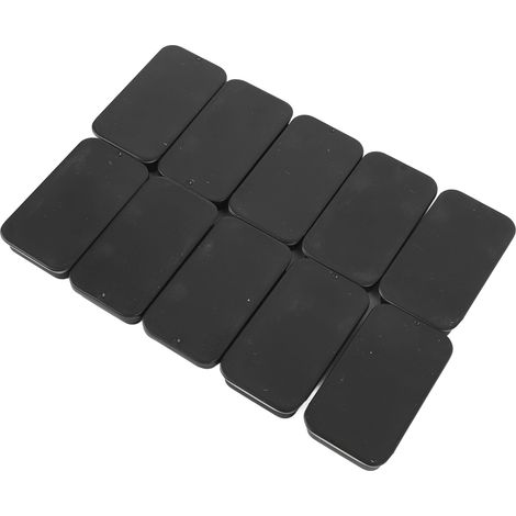 Lot de 10 boîtes métalliques coulissantes étanches et portables, idéales pour baume à lèvres, bonbons, menthes et perles. (1/5)