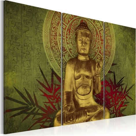 Tableau saint bouddha - 90 x 60 cm (1/4)