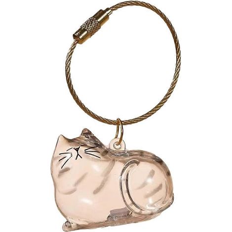 Boîte de rangement transparente pour poils d'animaux, contenant souvenir pour poils de chat, décoration à faire soi-même, souvenir pour les amoureux des animaux, A (1/5)