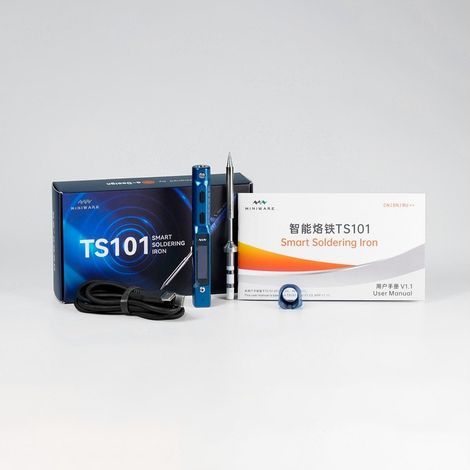 MINIWARE TS101 Soldering Iron B2 Tip / Blue