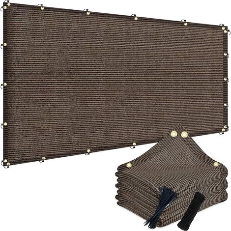 90% 2,4 x 4,6 m Filet d’Ombrage avec Œillets Tissus Pare-Soleil extérieurs pour Patio, Pergola, Jardin, Arrière-Cour, Terrasse, Véranda, Moka (1/5)