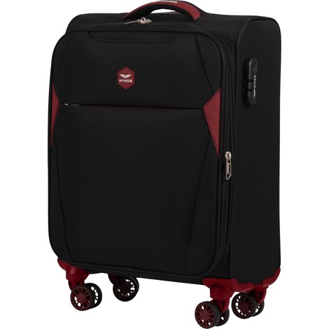 Maleta de cabina blanda DIPPER Wings de 20" NEGRA
